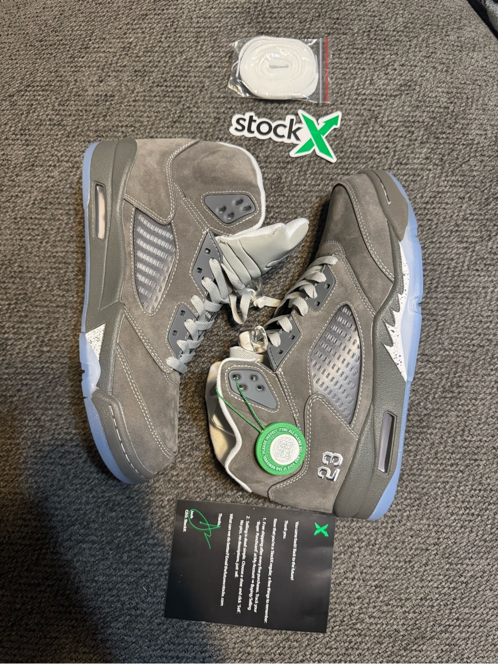 Air Jordan 5 Retro grey wolfs